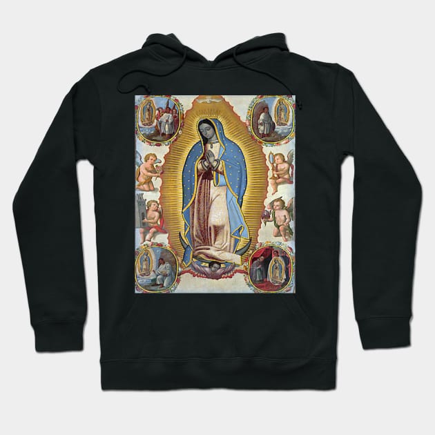 Our Lady of Guadalupe Virgin Mary Mexico Appraitions Hoodie by hispanicworld